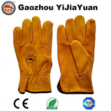 Safety Leather Drivers Working Gloves